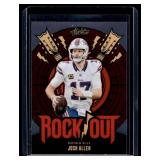 Josh Allen   2024 Panini Absolute Rock Out #RO-JAN Buffalo Bills Football Card