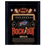 Josh Allen   2024 Panini Absolute Rock Out #RO-JAN Buffalo Bills Football Card
