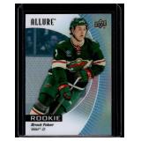 Brock Faber Refractor RC  2024 Allure #112 Minnesota Wild Hockey Card