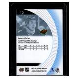 Brock Faber Refractor RC  2024 Allure #112 Minnesota Wild Hockey Card