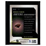 Brock Faber RC  2023 SkyBox Metal Universe 2008-09 Rookie Retros #R-21 Minnesota Wild Hockey Card