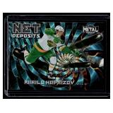 Kirill Kaprizov Net Deposits Insert RC  2021 Metal Universe #ND-1 Minnesota Wild Hockey Card