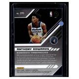 Anthony Edwards RC  2020 Panini Chronicles Xr #295 Minnesota Timberwolves Basketball Card