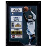 Carmelo Anthony  073/299 2010 Panini Gold Standard #29 New York Knicks Basketball Card