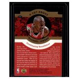 Michael Jordan Die Cut   1996 Upper Deck A Cut Above #16 Chicago Bulls Basketball Card