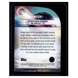 Stephen Curry Die Cut   2023 Topps Chrome Cosmic Launched Into Orbit #LIO-19 Golden State Warriors Basketball Card