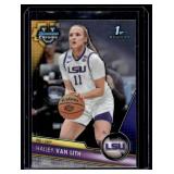 Hailey Van Lith RC  2024 Bowman Chrome University of Iowa Schedule #25  Basketball Card