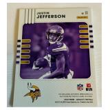 Justin Jefferson RC Relic 2020 Absolute Rookie Materials #13 Minnesota Vikings Football Card
