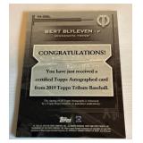 Bert Blyleven Auto /199 2019 Topps Tribute #TA-BBL Numbered 171/199 Minnesota Twins Baseball Card