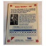 Duke Snider Auto 1994 Nabisco All-Star Legends With COA