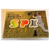 Joe Mauer Relic /199 2007 SPx Winning Materials #WM-JM Numbered 006/199 Minnesota Twins Baseball Card
