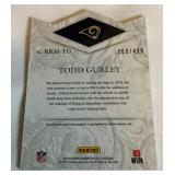 Todd Gurley RC Relic Diecut /4992915 Crown Royale Rookie Loyalty #RRM-TG Numbered 209/499 Football Card