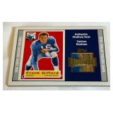 Frank Giffotd Stadium Seat Relic Yankee Stadium 2001 Topps Archives Football #43 Card