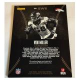 Von Miller /199 Relic 2016 Black Gold Shadowbox Swatched #SW6 Numbered 184/199 Football Card