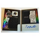 TJ Yeldon Auto Tri-Relic Booklet /99 2016 Playbook #PMA-TJ Numbered 63/9 Football Card