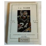 TJ Yeldon Auto Tri-Relic Booklet /99 2016 Playbook #PMA-TJ Numbered 63/9 Football Card