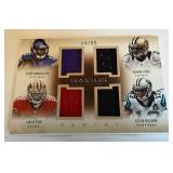 Quad Relic /99 2014 Immaculate Collection 4-NFCR Bridgewater, Hyde, Cooks, Benjamin Numbered 64/99