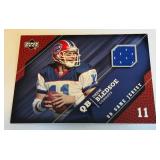 Drew Bledsoe Relic 2005 UD Game Used Jersey #GJ-DB Football Card