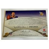 John David Booty RPA 2008 Ultimate Collection Rookie Signatures Numbered 240/375 Minnesota Vikings Football Card