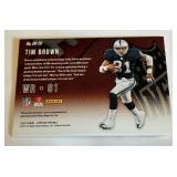 Tim Brown Relic /50 2020 Prestige #GH-TB Gridiron Heritage Football Card