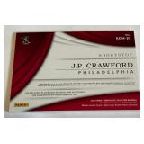 JR Crawford Auto Dual Relic /99 2018 Immaculate Collection #RDM-JC Numbered 12/99 Baseball Card