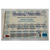 Pedro Martinez Game-Worn Jersey Relic 2004 Topps Fantasy Favorites #FF-PM Baseball Card