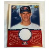 Joe Mauer Game-Used Jersey Relic 2001 Upper Deck Team USA Sweet Spot #USA-JM