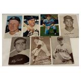 7 Card Baseball Star Giant and Exhibit Card Lot - Killebrew, Ford, Roberts, Colavito, Williams