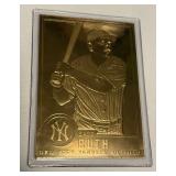 Babe Ruth Gold 1996 CMG #30 Baseball Card