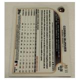 Corbin Burnes Auto Gilded /99 2022 Topps Chrome #GEA-CBU Numbered 64/99 Baseball Card