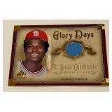 Lou Brock Game-Used Relic 2005 SP Legendary Cuts Glory Days #GD-LB Baseball Card