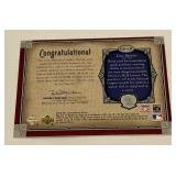 Lou Brock Game-Used Relic 2005 SP Legendary Cuts Glory Days #GD-LB Baseball Card