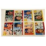 8 Card 1955 Topps Baseball Vintage Lot