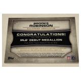 Brooks Robinson Medallion MLB Debut 2016 Topps #MDM-BR Baseball Card