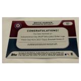 Bryce Harper Independence Day MLB Silhouetted Batter Logo 2017 Topps Baseball #IDML-BH Baseball Card