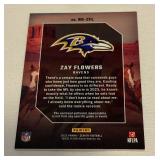 Zay Flowers Relic RC 2023 Zenith Rookie Stallions #RS-ZFL Football Card