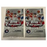 (2) 2021 Topps Chrome Update Baseball Card Packs