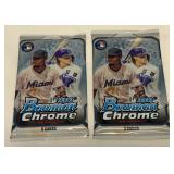 (2) 2022 Bowman Chrome Baseball Card Packs