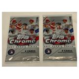 (2) 2021 Topps Chrome Update Baseball Card Packs