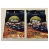 (2) 2021 Topps Chrome Tennis Card Packs