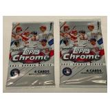 (2) 2021 Topps Chrome Update Baseball Card Packs