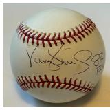 Darryl Strawberry Signed and Inscribed "ROY 83" Baseball Rawlings OMLB Selig Ball