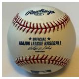 Darryl Strawberry Signed and Inscribed "ROY 83" Baseball Rawlings OMLB Selig Ball