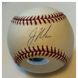 Joe Mauer Signed Baseball Rawlings OMLB Selig Ball With Just Minors COA Minnesota Twins