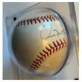 Paul Molitor Signed Basbeall and Card Set Rawlings OMLB Selig Ball Minnesota Twins