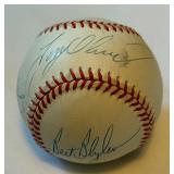 Tony Oliva / Bert Blyleven / Jeff Reboulet Signed Baseball With JSA COA Rawlings OLB Budig Ball Minnesota Twins