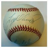 Tony Oliva / Bert Blyleven / Jeff Reboulet Signed Baseball With JSA COA Rawlings OLB Budig Ball Minnesota Twins