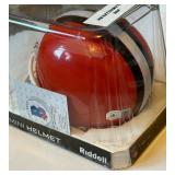 Joe Delamielleure Signed Cleveland Browns Mini Football Helmet With Beckett COA