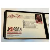 Michael Jordan Limited Edition Commemorative Gold Stamp St. Vincent & The Grenadines 1st Day of Issue Record Breaking 70th Victory