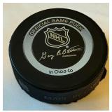 Pierre-Marc Bouchard Signed Minnesota Wild Hockey Puck